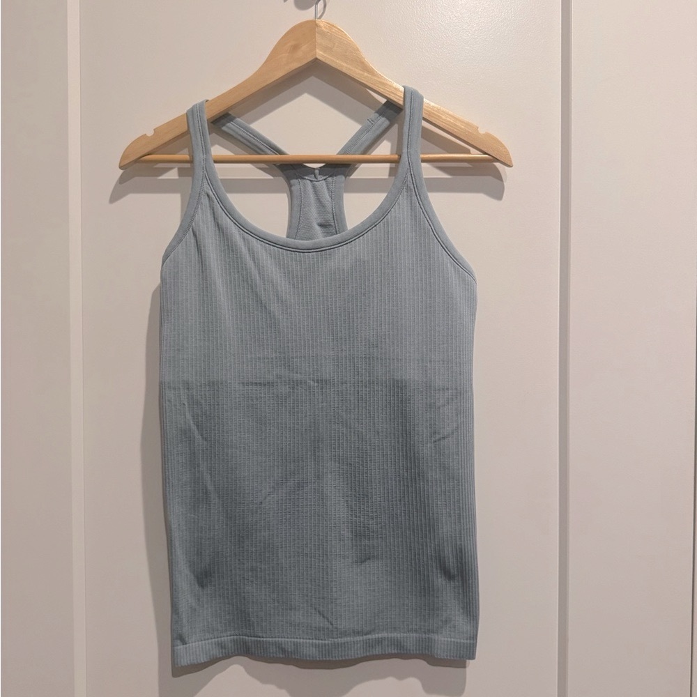 Lululemon Ribbed Workout Tank - Blue